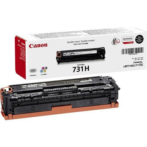 Canon CRG-731HBK Yüksek Kapasiteli Toner 2.400 Sayfa Siyah