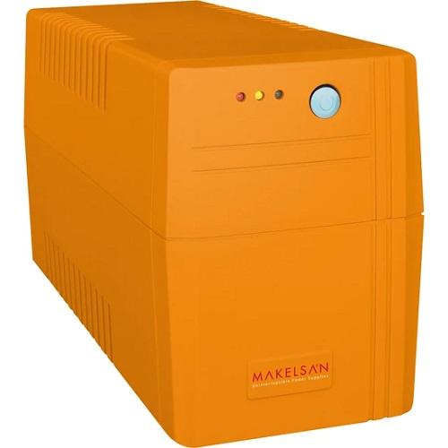 MAKELSAN LION 650 VA Line Interactive 5-12 Dk. Led Ekran UPS 1*12V 7AH