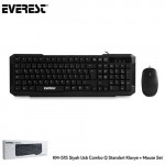 EVEREST KM-515 Q Usb Siyah Combo Standart Klavye/Mouse Set