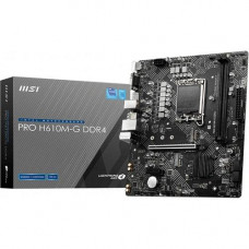 MSI INTEL PRO H610M-G DDR4 3200(OC) HDMI,VGA M.2 1700P USB 3.2 Gen1 (12. Nesil)