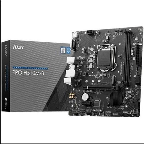 MSI INTEL PRO H510M-B DDR4 2933MHz DDR4 VGA HDMI M.2 HDMI VGA mATX 1200P (10-11. Nesil)