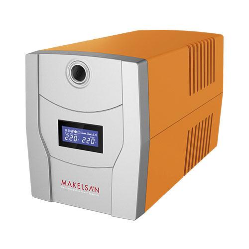 MAKELSAN LION 2200 VA Line Interactive 5-15 Dk. Lcd Ekran 2x9AH -