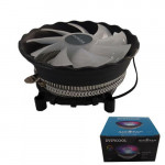 EVERCOOL CS-01 1700/115X/775-AMD/AM4/AM5 3 pin 3 LED RAINBOW IŞLEMCI FANI