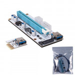 S-LINK SL-EX10 1x to 16x Sata 6 Pin Bitcoin Riser Ekran Kartı Yük.