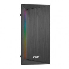 EVEREST BLAZON 250W PEAK RGB Led Şeritli SIYAH Akrilik Yan Panel Gaming Oyuncu Kasası