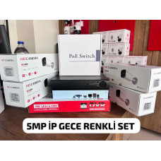 Gktech 🌸5MP İP BÜYÜK METAL KASA 4 LÜ SET 🌸